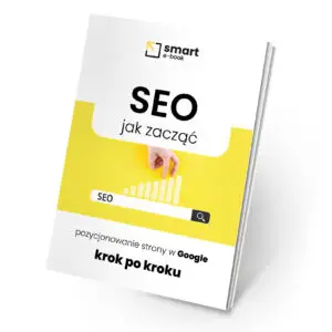 Okładka e-booka Podstawy Pozycjonowania z poradami SEO dla początkujących od SMART Agency