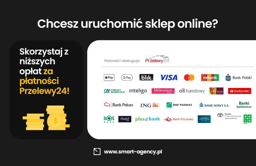 Logotyp SMART Agency na białym tle symbolizujący usługi tworzenia stron i marketingu internetowego