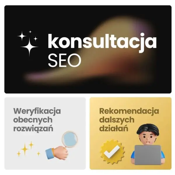 Konsultacja SEO w SMART Agency z analizą i optymalizacją strony internetowej dla lepszej widoczności w Google