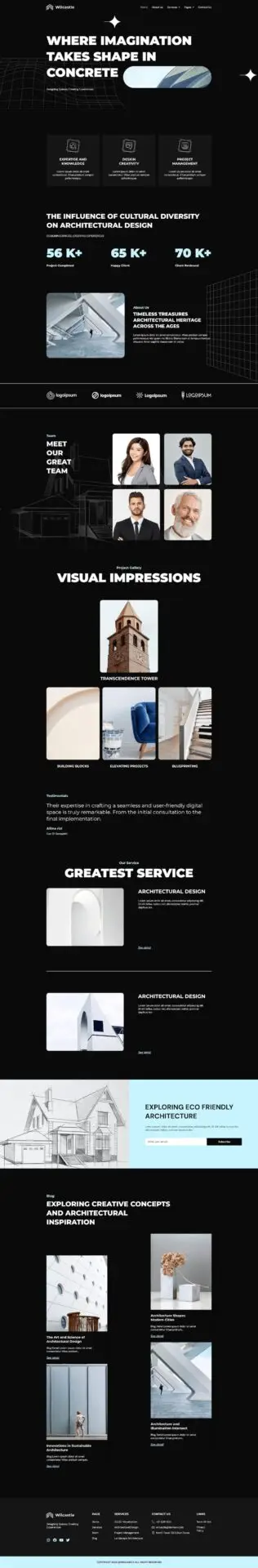 Widok responsywnej strony internetowej szablonu Wilcastle dla firm architektonicznych na smartfonie