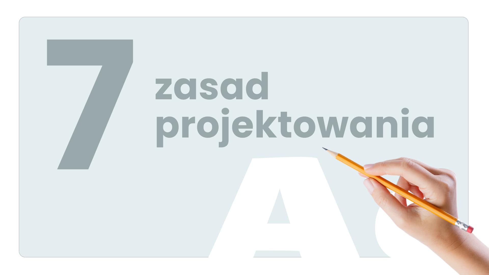 Infografika przedstawiająca siedem zasad projektowania graficznego dla estetycznych i skutecznych projektów