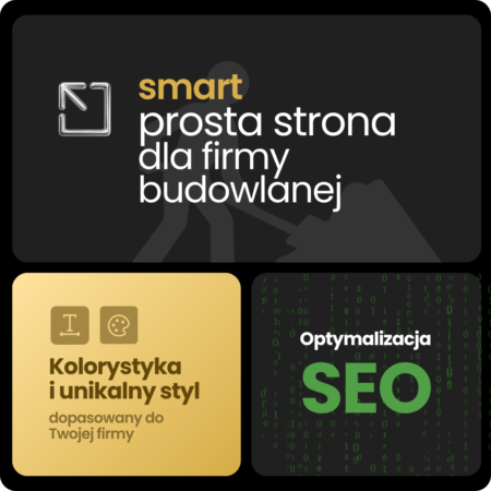 Strona internetowa dla firmy budowlanej - SMART Agency
