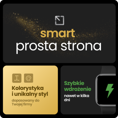 Prosta strona internetowa dla firmy - SMART Agency