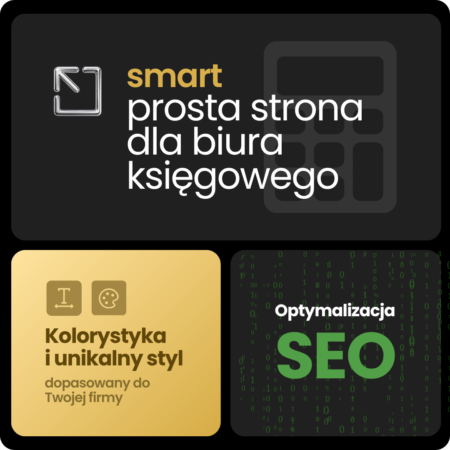 Strona internetowa dla biura ksiegowego - SMART Agency