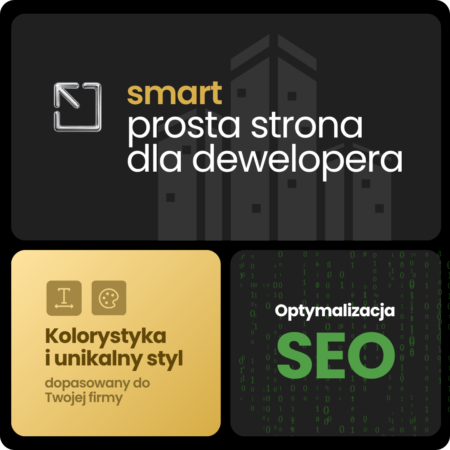 Strona internetowa dla dewelopera - SMART Agency