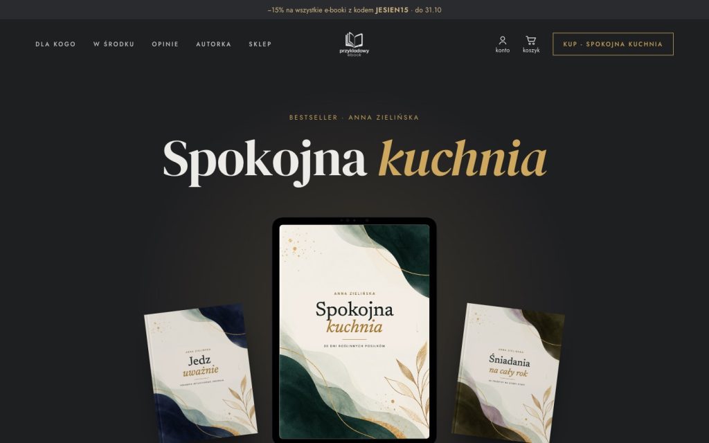 Sklep z e-bookami - wariant C Premium